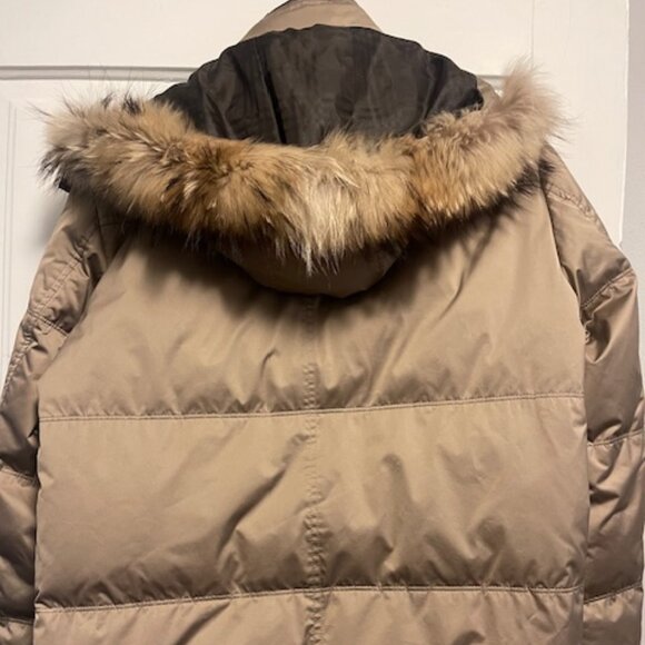 Bean Pole Golf Puffer Jacket with Fur Trim Hood - Picture 5 of 16